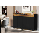 Rack Aparador Buffet Ryzen Retrô com 4 Portas