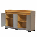 Rack Aparador Buffet Ryzen Retrô com 4 Portas