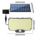 Luz Solar Externa Super Brilhante com Sensor de Movimento.