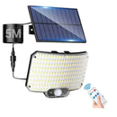 Luz Solar Externa Super Brilhante com Sensor de Movimento.