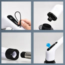 Escovão Elétrico de Limpeza Giratório 360 Escova 8 em 1.