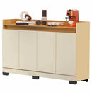 Rack Aparador Buffet Ryzen Retrô com 4 Portas