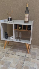 Aparador Barzinho Retrô RUBI com Adega